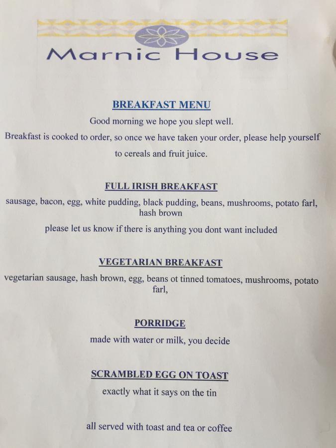 Marnic House Bed & Breakfast Ballyhaunis Bagian luar foto